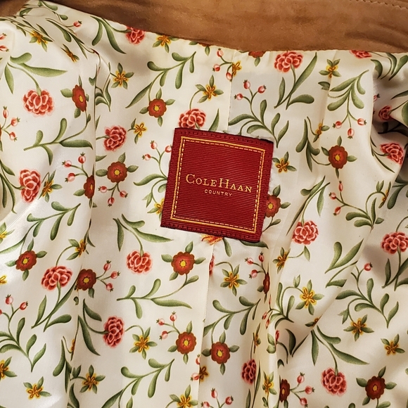 Cole Haan Country Suede Zippered Jacket Size S - Picture 11 of 13